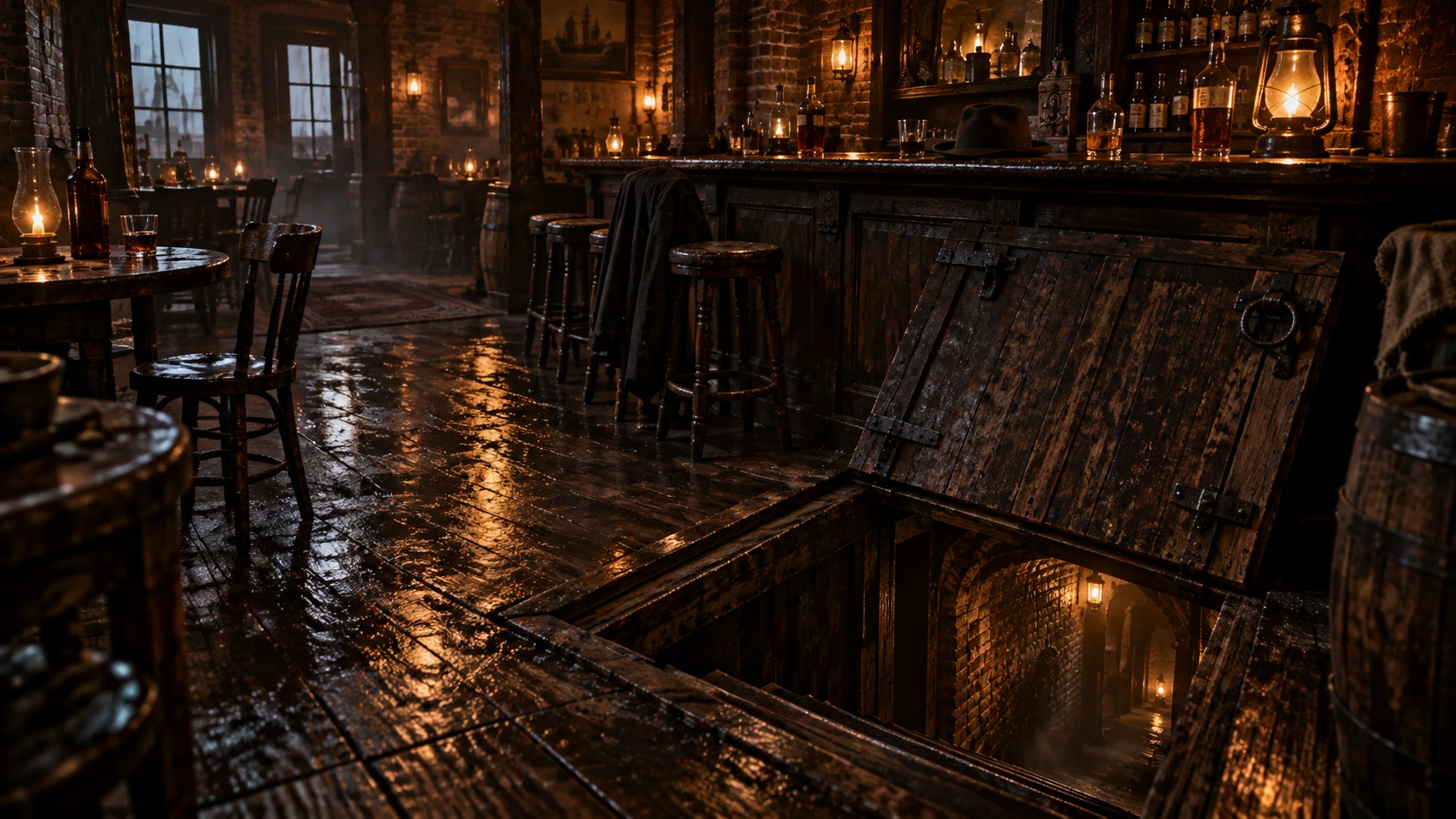 Dark brick tunnel placeholder image